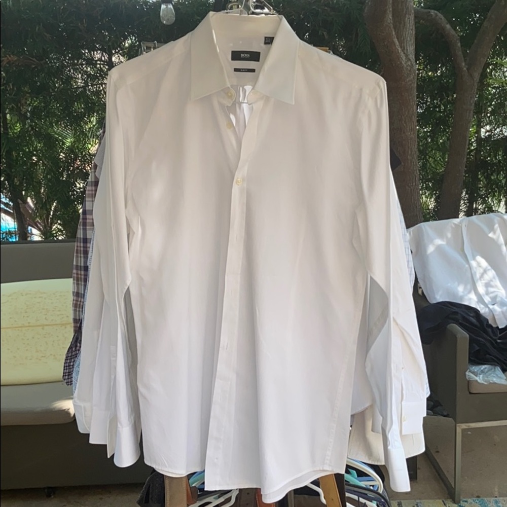 Boss white dress shirt